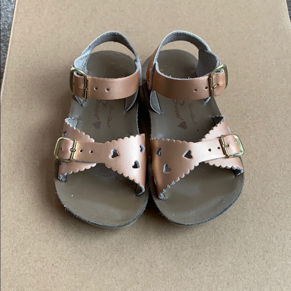 Rose Gold Sun San Sea Wees with Hearts